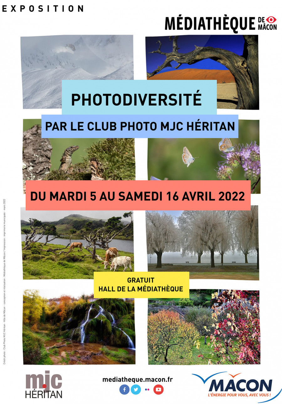 Exposition "Photodiversité" PC MJC Héritan Mâcon