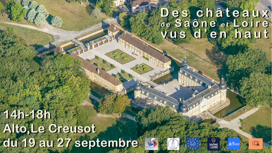 « Des châteaux de Saône et Loire VUS d’en haut »