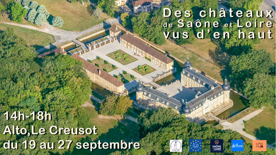 « Des châteaux de Saône et Loire VUS d’en haut »